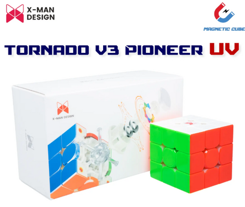 3x3x3 X-MAN Tornado V3 Magnetic PIONEER MAGLEV UV